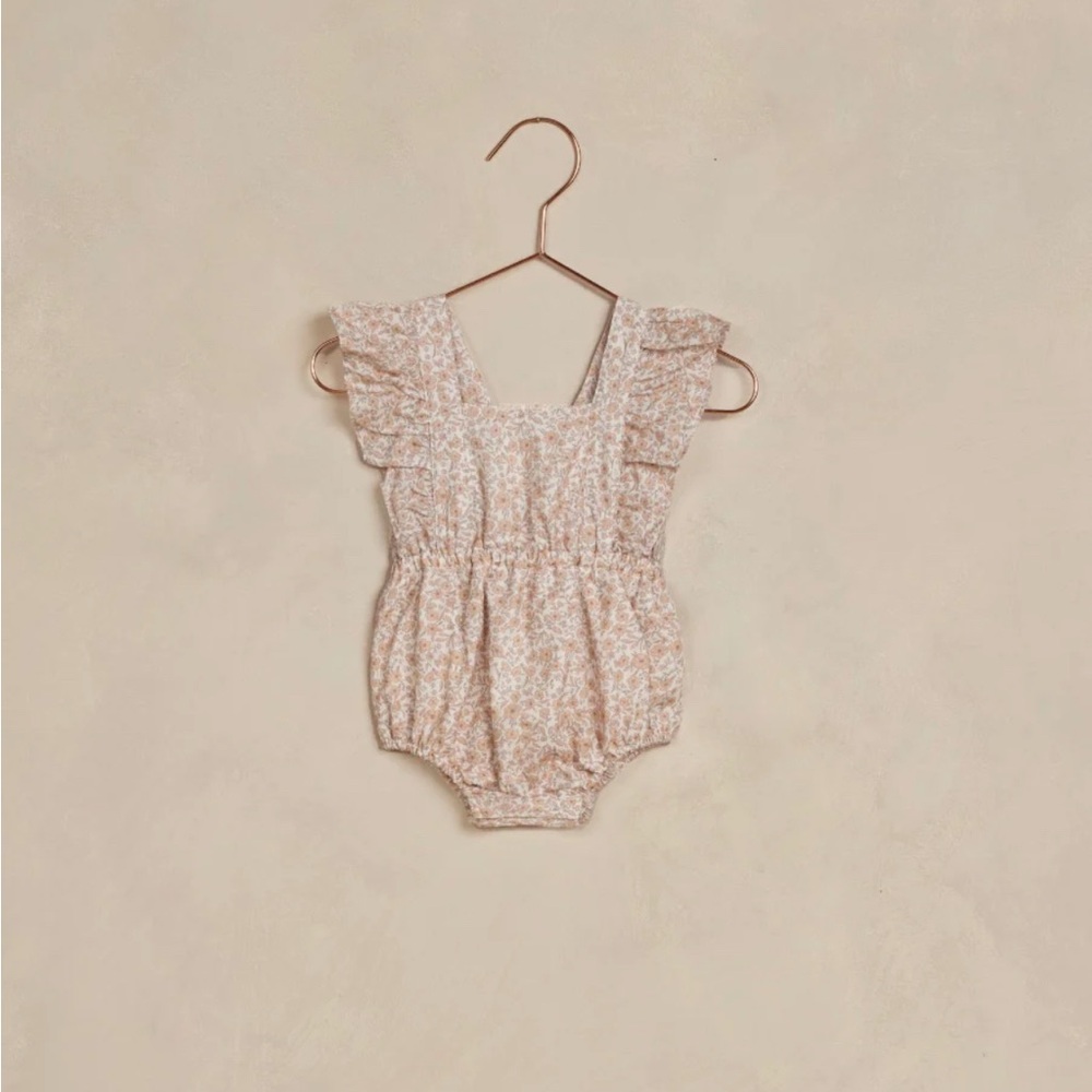 Lucy Romper in floral by Noralee